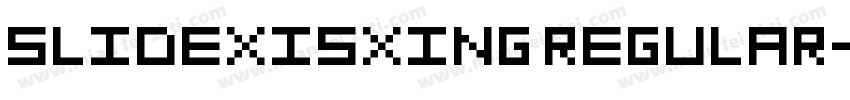 SLIDEXISXING REGULAR字体转换